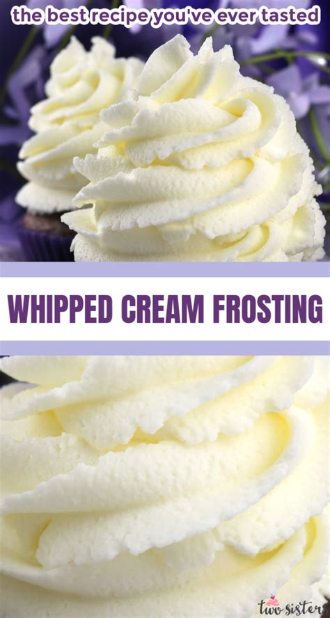 The Best Whipped Cream Frosting Recipe Whipped Cream Frosting Cake