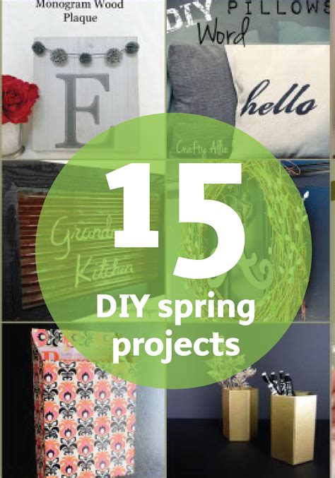 15 Fun Spring Projects Spring Decor Diy Spring Diy Projects Diy