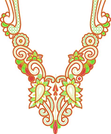 Free Arabic Neck Embroidery Designs