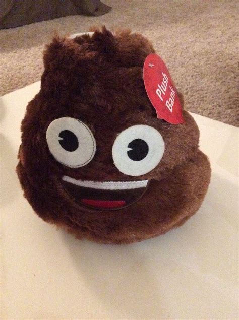 New Poop Emoji Plush Piggy Bank 8 Smiley Poo Soft And Huggable Fun