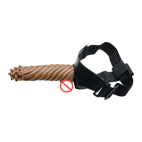 strap on harness kit with stimulating swirls dildo strap on wear penis faux leather pants