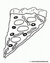 Pizza Coloring Slice Sheet Drawing Steve Turtles Ninja Printable Pepperoni Getdrawings Popular Brilliant Mutant Teenage Fresh Getcolorings Template Albanysinsanity Coloringhome sketch template