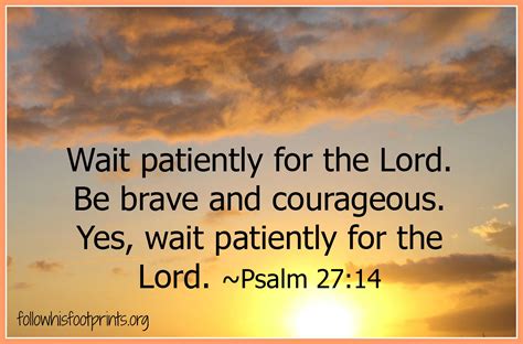 I waited patiently for the lord; Wait Patiently