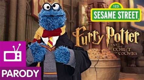 Sesame Street Furry Potter And The Goblet Of Cookies Harry Potter