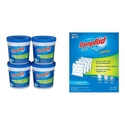 Buy Damprid Pure Linen Refillable Moisture Absorber 105oz Cups 4