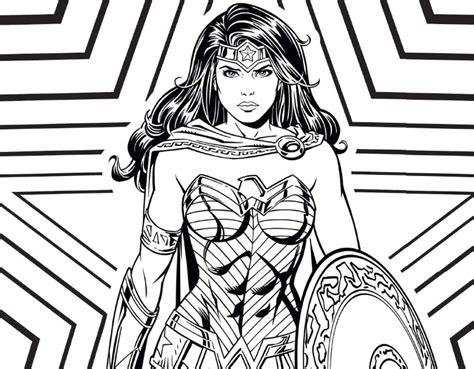 Coloriages Wonder Woman Cartoon Coloring Pages Superhero Coloring