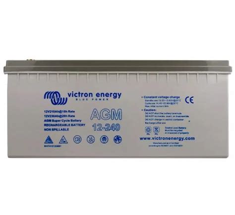 Victron Energy 12v240ah Agm Deep Cycle Batt M8 Wassermaneu