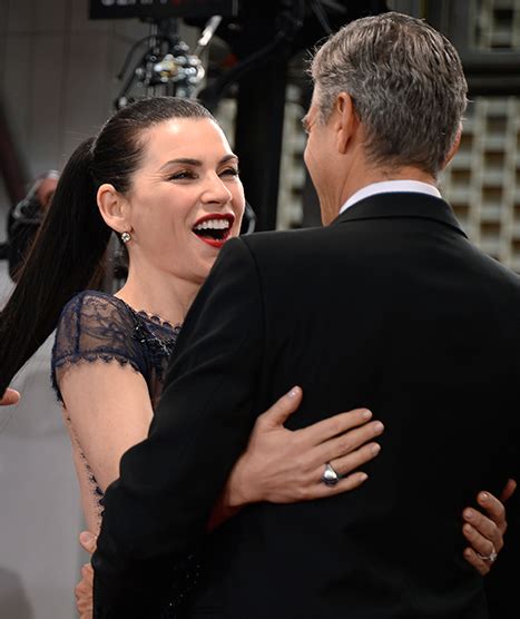 George Clooney Julianna Margulies Have Er Reunion At The Golden Globes