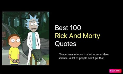 Best 100 Rick And Morty Quotes Nsf Music Magazine