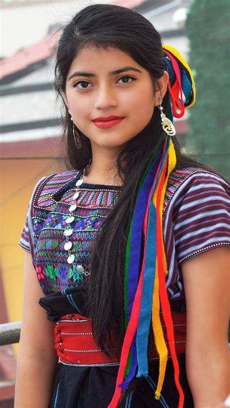 Pin By Elizabeth Fajardo On Girls From Guatemala Mexican Women Guatemalan Clothing Mexican Girl