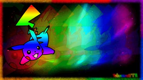 Rainbow Pikachu Wallpapers Wallpaper Cave