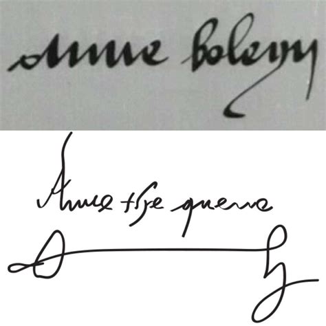 Anne Boleyn's signature. | Anne boleyn, Elizabeth i