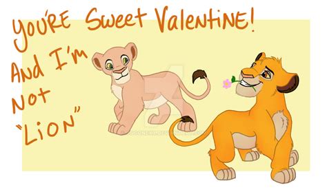 Simba And Nala Valentine By Jogonexx On Deviantart