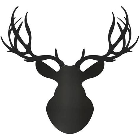 Adam Schwoeppe Midnight Buck Large Black Deer Silhouette Art Wall