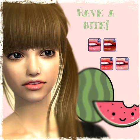 Mod The Sims Have A Bite Lips Set