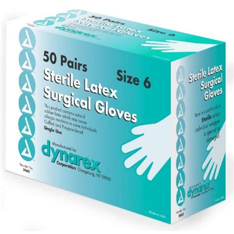 Latex Surgical Gloves Sterile Lp Pairs Box Sz Chandler