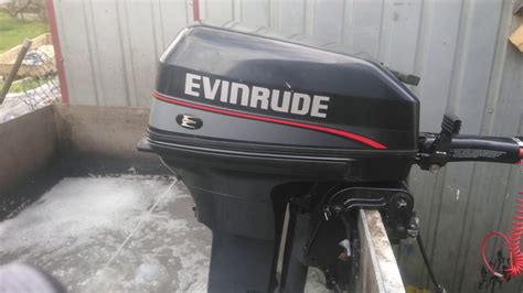 1997 Evinrude 15 Hp Outboard Motor 2 Stroke Dwusuw Youtube