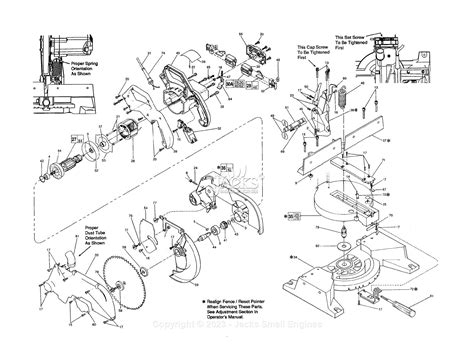 Milwaukee 6490 Serial 799A 10 Magnum Miter Saw Parts Parts Diagram