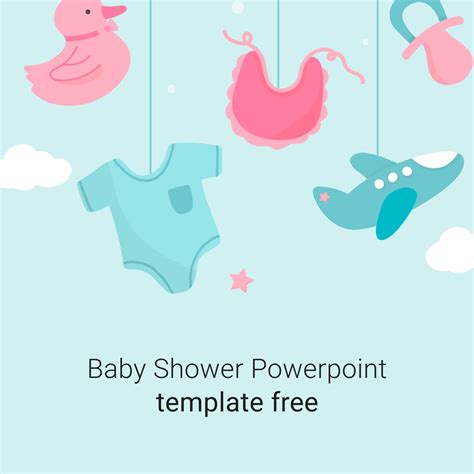 Free Baby Shower Powerpoint Template Masterbundles