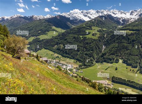 Geography Travel Italy South Tyrol Mountain Landscape In The
