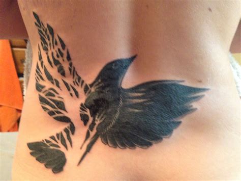 Dead Tree Bird Wing Cover Up Tattoo Cover Up Tattoos Tree With