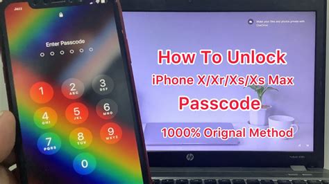 How To Unlock Iphone Passcode Unlock Iphone X Xr Xs Xs Max Passcode