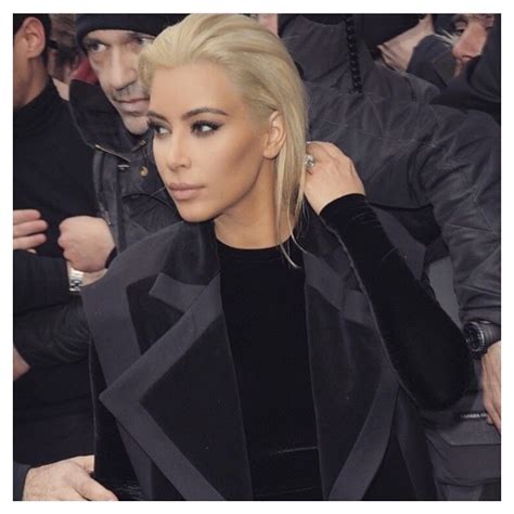 Sip On This Kim Kardashian Goes Platinum For Paris Fashion Week