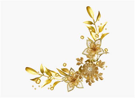 Floral Clipart Gold Pictures On Cliparts Pub 2020 🔝