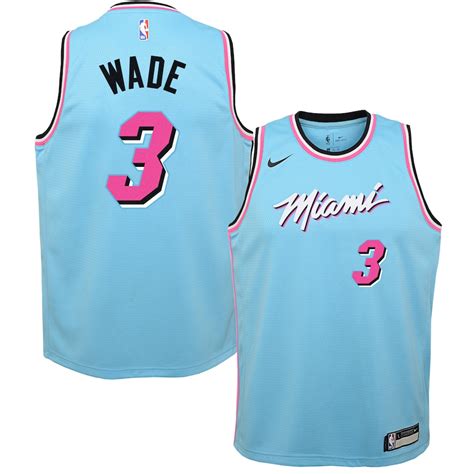 Dwyane Wade Miami Heat Nike Youth Swingman Jersey Blue City Edition