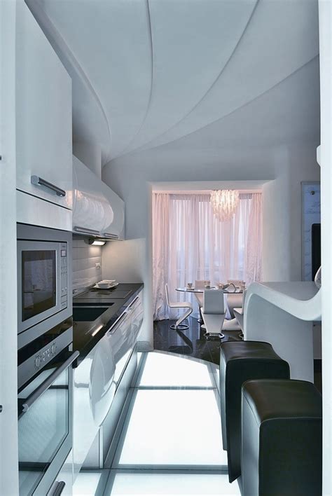 Futuristic Apartment Interior That Reminds A Salt Cave