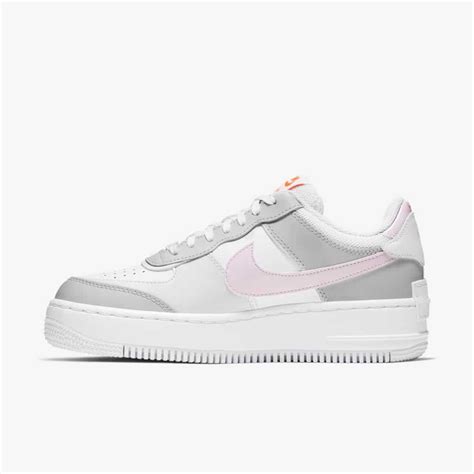 Nike women's air force 1 light high rave pink/rv pnk/sl/gm md brwn casual shoe 6.5 women us. Nike Air Force 1 Shadow Grey/Pink - Grailify