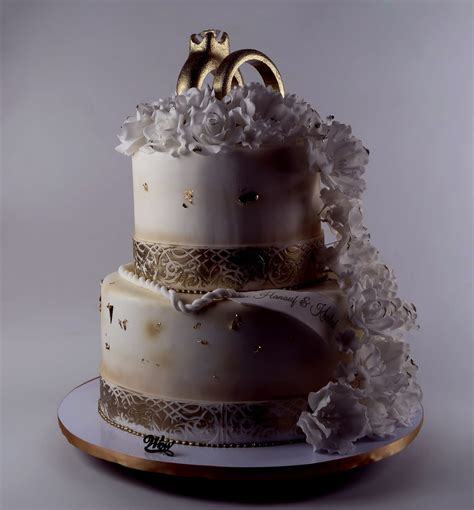 Not sure where to buy an engagement ring? 2 Layer Engagement Ring Cake - WOW Caterers