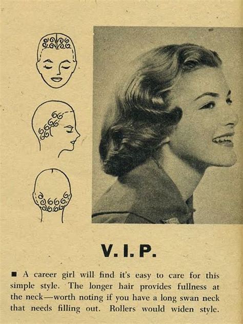 Tight Laced Dream — Pin Curl Setting Patterns 1958 Vintage