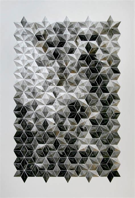 Gorgeous Geometric Paper Sculptures By Matthew Shlian Daily Design