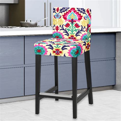 Maybe you would like to learn more about one of these? IKEA Bar Stool Chair Cover Blue Floral Ikea Cover for ...