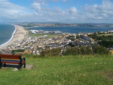 Portland View Of Chesil Beach From Portland Island Jainbow Flickr