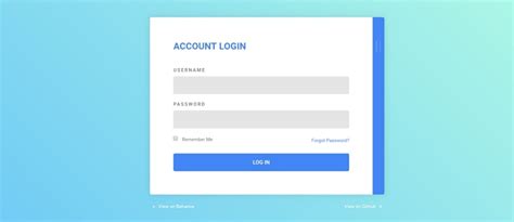 Bootstrap Login Form Examples Tutorial
