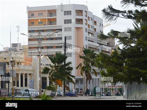 Architecture In Downtown Dakar Senegal Stock Photo Alamy