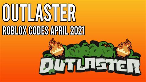 Outlaster Codes April 2021 Roblox Codes All Working Codes Youtube
