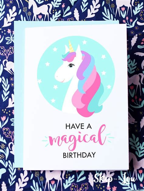 Free Kids Printable Birthday Cards
