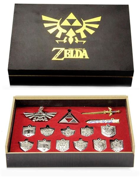 14 Piece Legend Of Zelda Necklace Set This Set Hyrules Zelda Ts