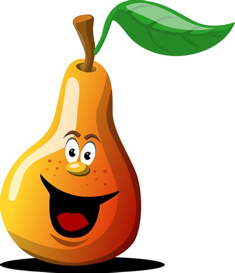 Download Pear Fruit Cartoon Royalty Free Vector Graphic Pixabay