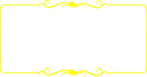 Yellow Border Frame Png Transparent Picture Png Svg Clip Art For Web
