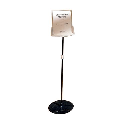 Durable Infobase Floor Sign Stands Carr Mclean