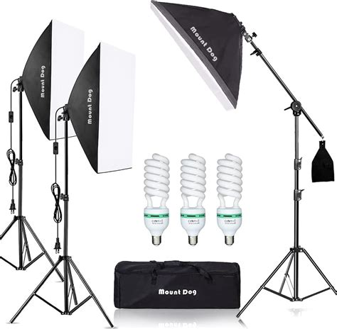 Softbox Lighting Kit Mountdog Photography Continuous Lights Soft Box