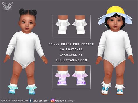 High Frilly Socks For Infants The Sims 4 Catalog