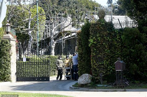 Playboy Mansion S Huge Renovation Project Is Revealed By Aerial Photos