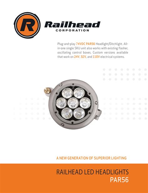 Led Headlight 2021 Brochure By Railheadcorp Flipsnack