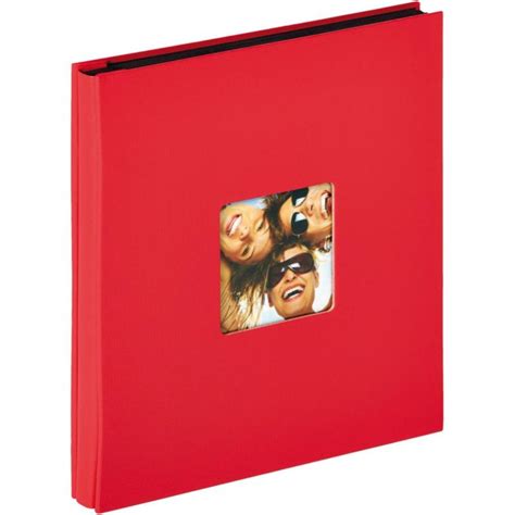 Walther Design Album Fotografico Rosso 400 Foto 10x15 Cm Album Slip In Con Ritaglio Di Copertina