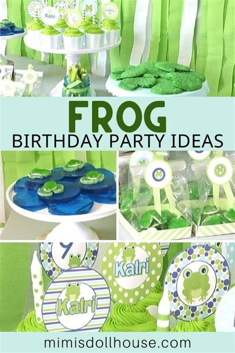 Host A Frog Themed Birthday Party Artofit
